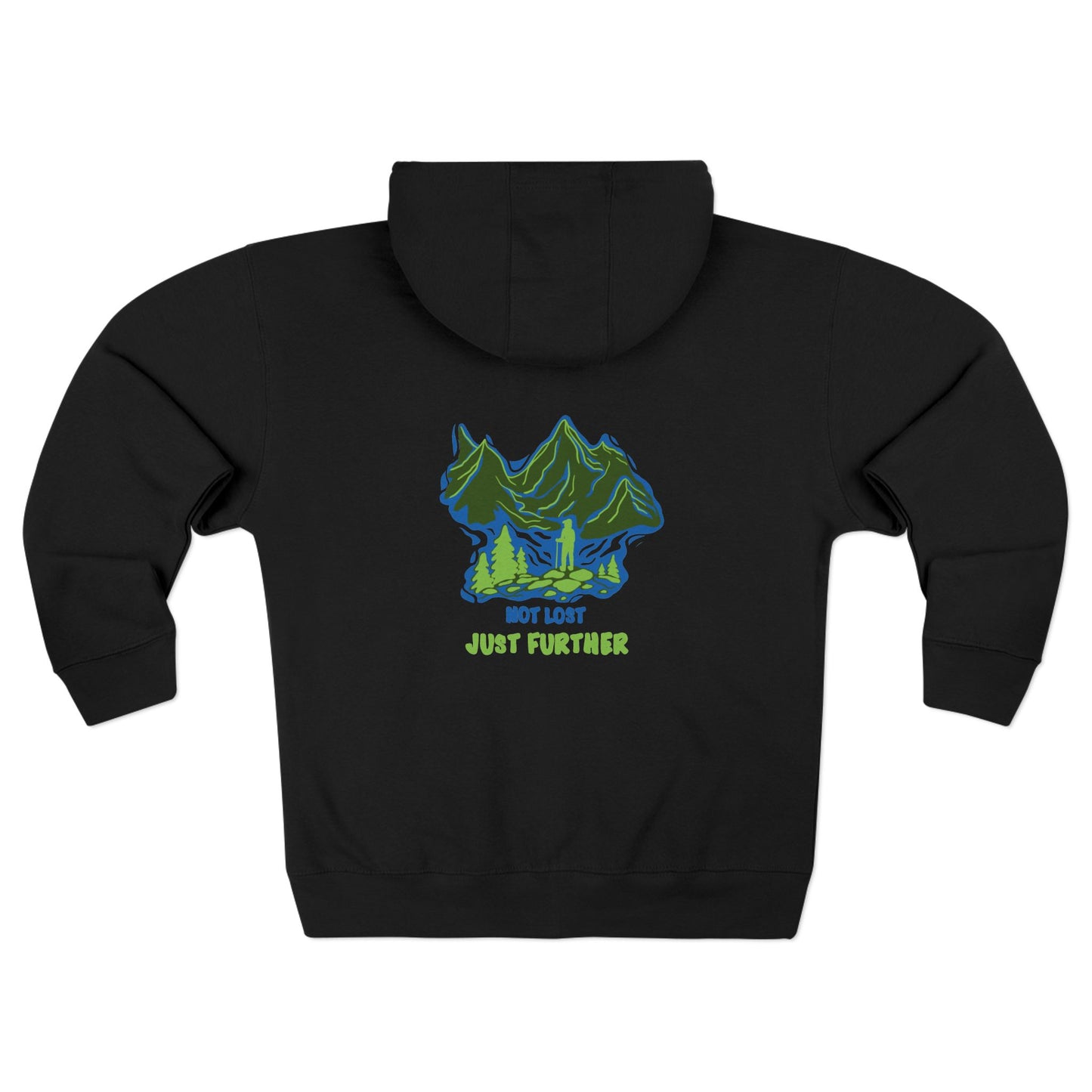 Not lost, just further - zip up