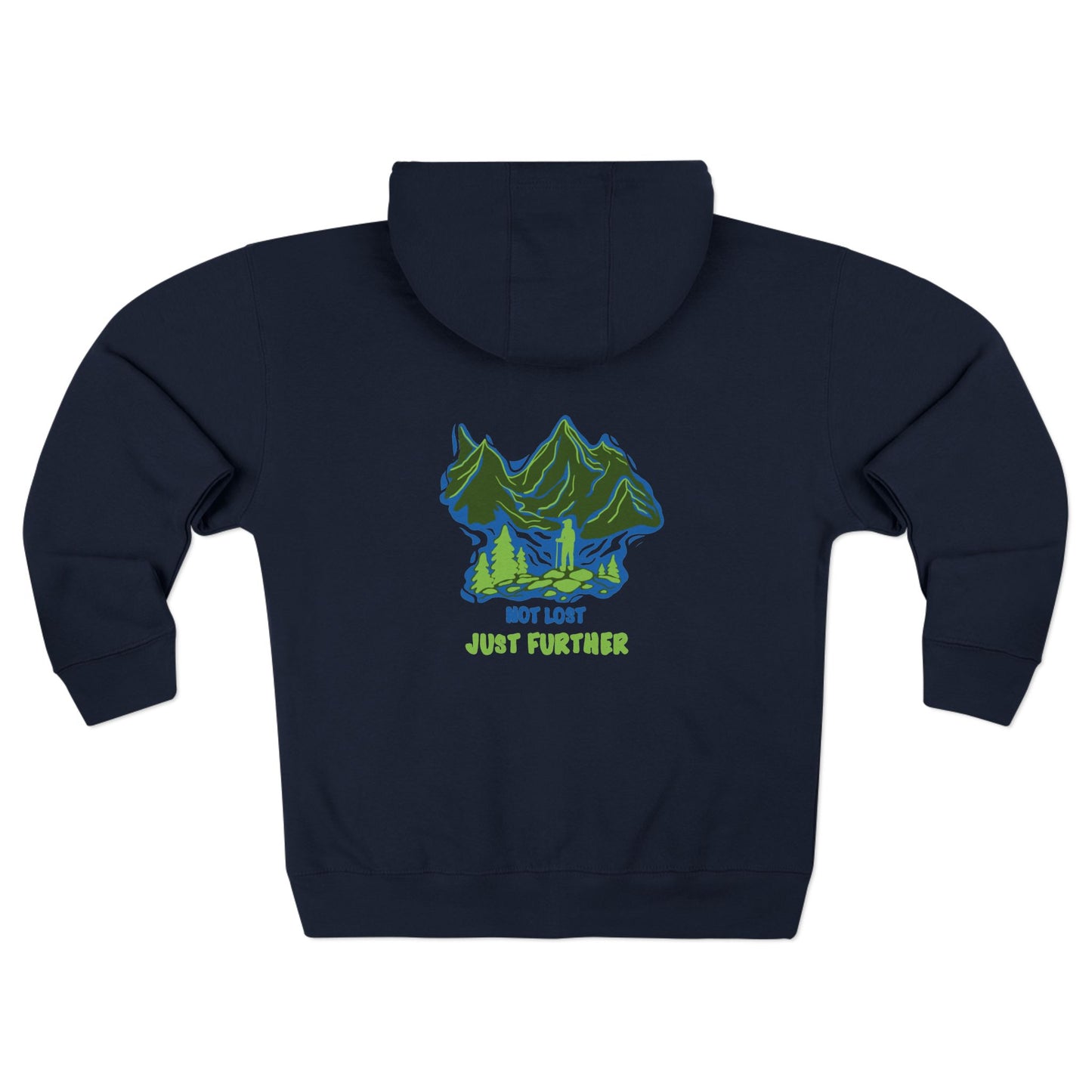 Not lost, just further - zip up