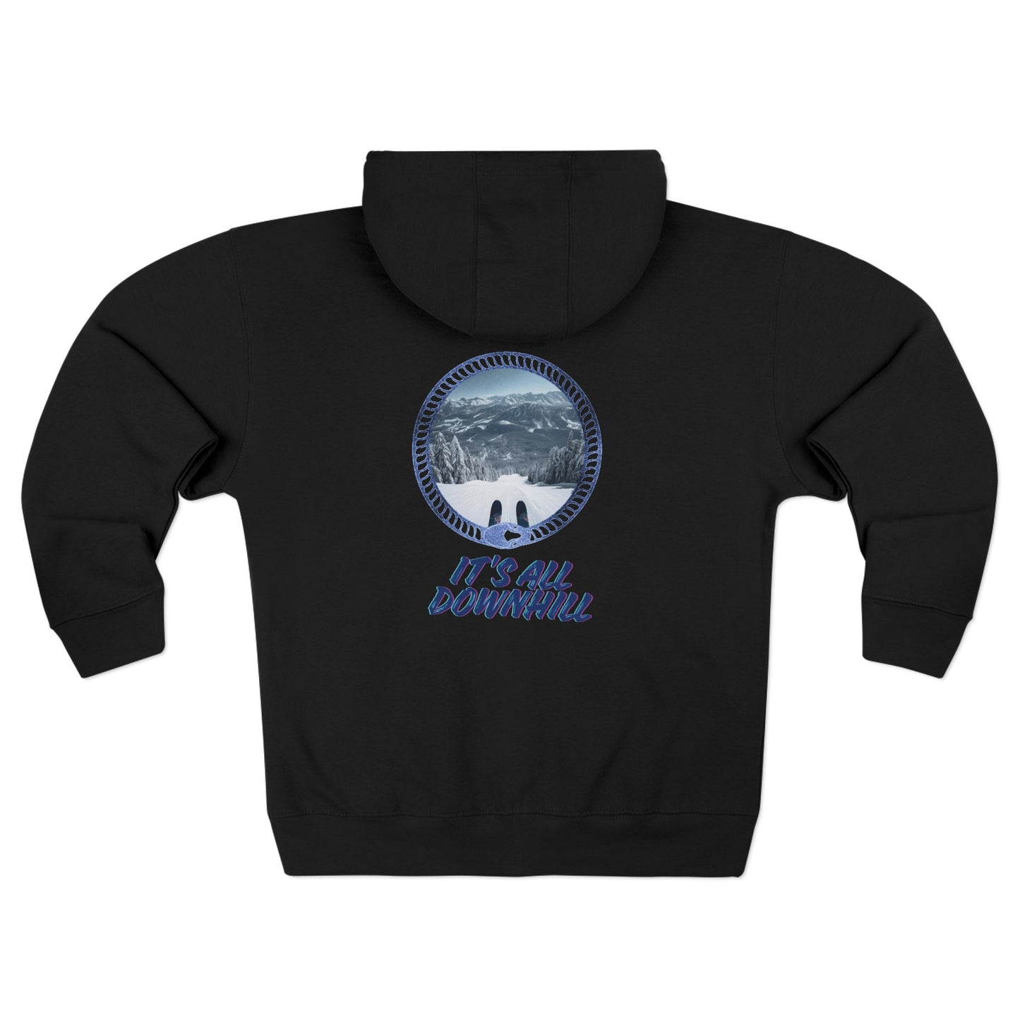It's All Downhill - zip up