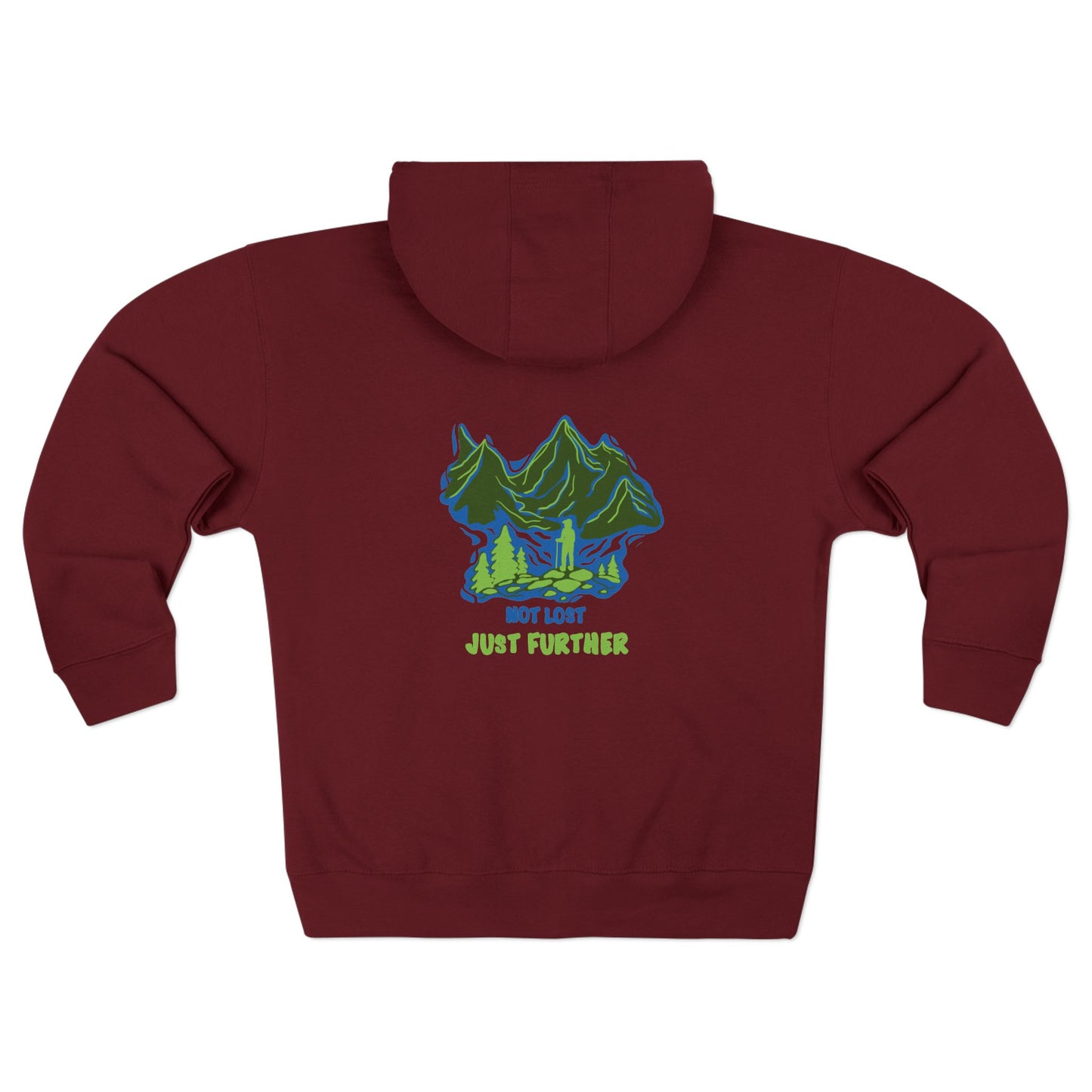 Not lost, just further - zip up